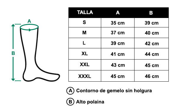 Polainas tradicionales de gallego, en paño con botones metálicos, forradas en tejido de algodón y con entretela especial para evitar que caigan hacia el tobillo.